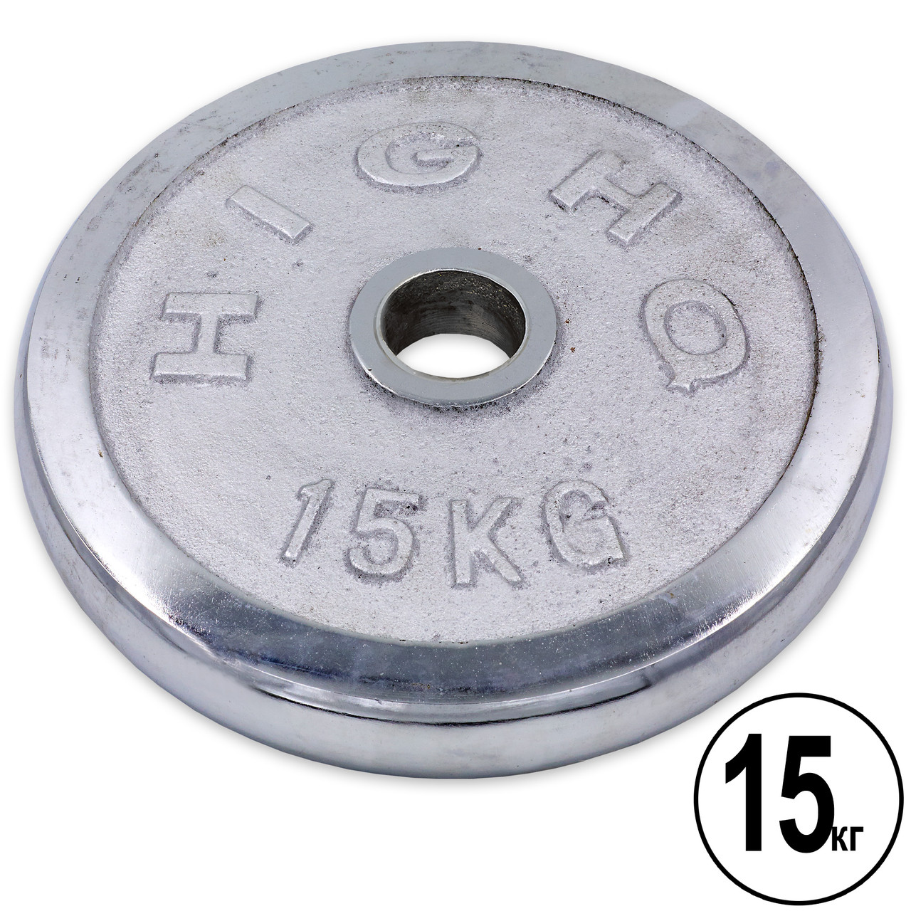 Млинці (диски) хромовані d-52 мм HIGHQ SPORT TA-1457-15B (1 шт х 15 кг)