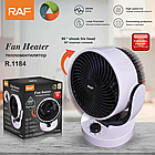 Тепловентилятор RAF R.1184 2000Вт З поворотом 90 градусів, фото 4