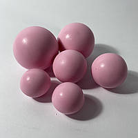 Набір шоколадних сфер для дівчинки 6 шт рожеві