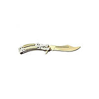 Нож деревянный сувенирный "БАБОЧКА GOLD" Сувенир-Декор BAL-G, Vse-detyam