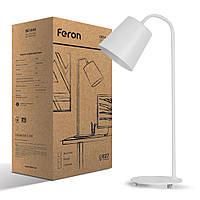 Настільний світильник Feron DE1440 під лампу білий