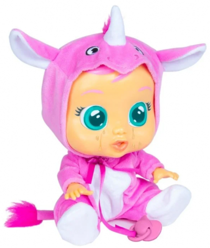 Cry Babies Саша носоріг Sasha пупс здатна плакати немовля інтерактивна лялька Baby Doll