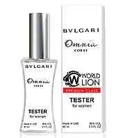 Тестер Premium Class жіночий Bvlgari Omnia Coral, 60 мл