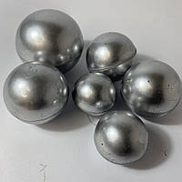 Набір шоколадних срібних сфер 6 шт