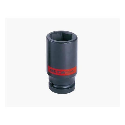 Головка ударна 1" дюймова 1-3/4" довга 6-гранна King Tony 843556S, фото 1