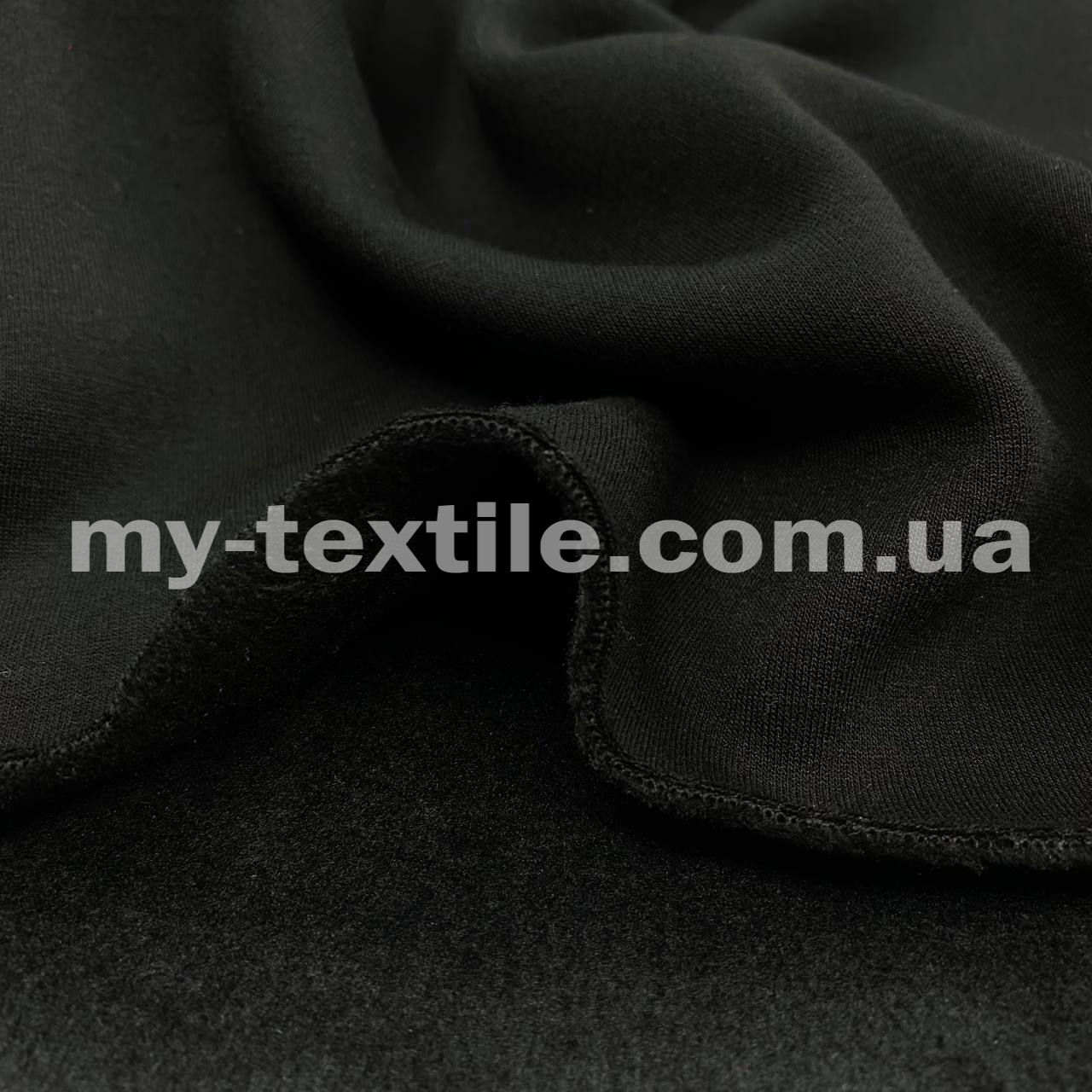 Трикотаж на хутрі 160 см 450 г/м2 DTMO -1 Чорний