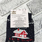 Шкарпетки жіночі середні зимові з махрою р.23-25 новорічне асорті КВМ ЖИТОМИР 30038487, фото 6