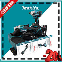 Набір акумуляторний Makita 2в1 АКБ 36V ( Болгарка DGA504+ Гайковерт DTW301) Набір 2в1 Макіта