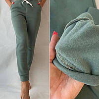 Женские штаны батального размера с флисом Размеры: 50,52,54,56,58 (21041-2)