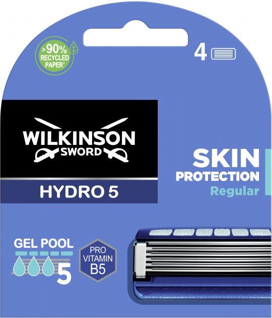 Змінні касети для гоління Wilkinson Sword Hydro 5 Skin Protection Regular (4 шт.) 02542