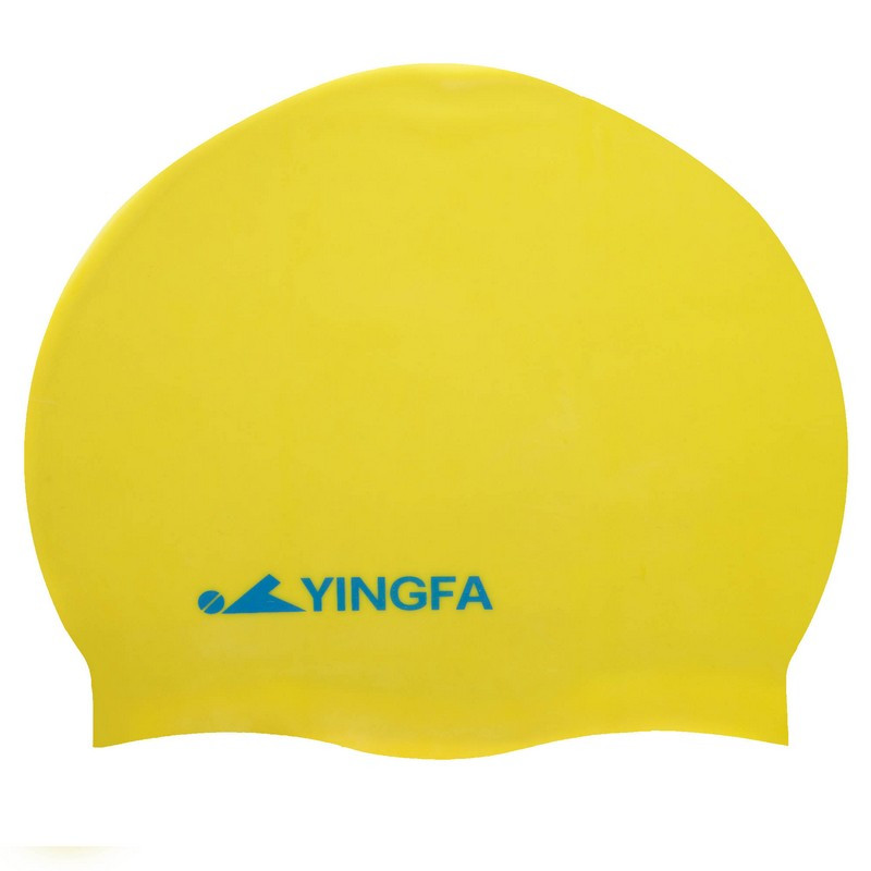 Шапочка для плавання дитяча YINGFA K0061 Жовта, фото 1