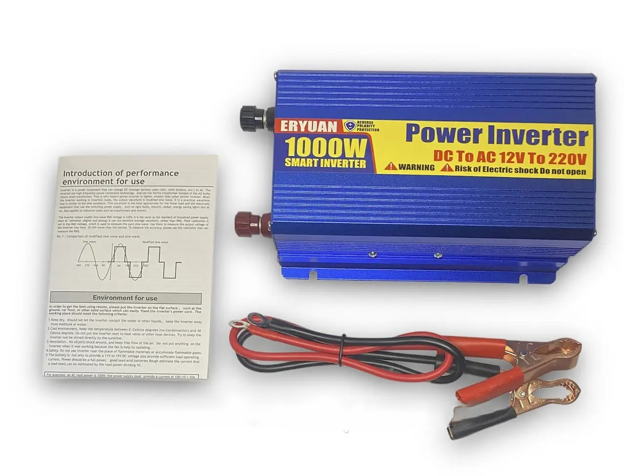 Преобразователь напряжения с 12V на 220V (1000W), фото 1