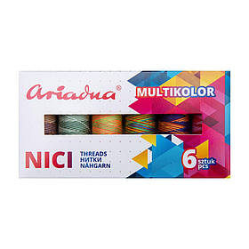 Набір мультикольорових ниток Multicolor Earth, Viga 80 / 150м, 6 кольорів
