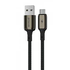 Кабель Proove Dense Metal USB to Micro USB 2.4A (1m) black