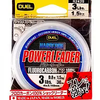 Флюорокарбон Duel Hardcore Power Leader FC 30m 0.235mm 4 kg 8 lbs