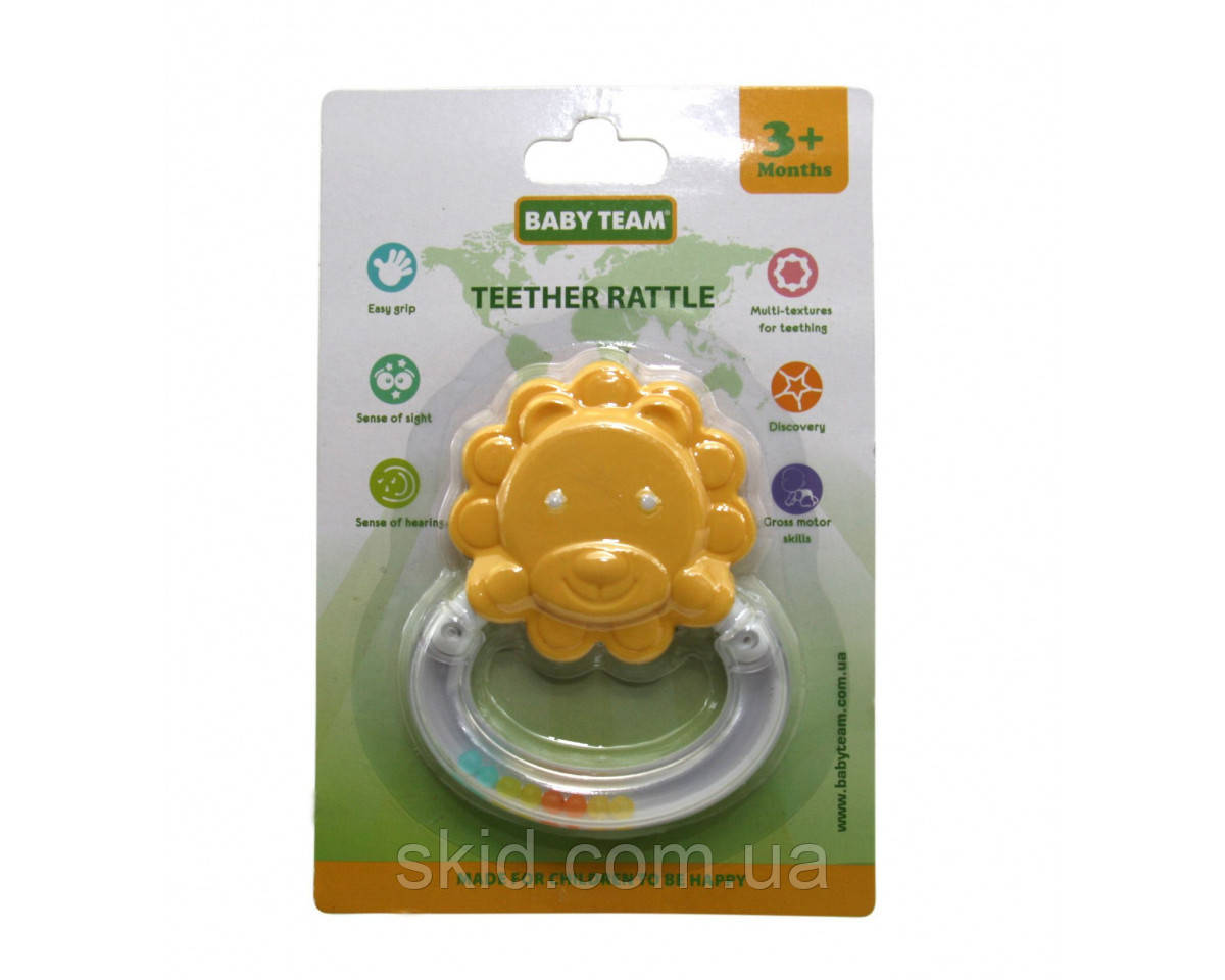 Брязкальце-прорізувач Baby team, 3+, арт. 8447