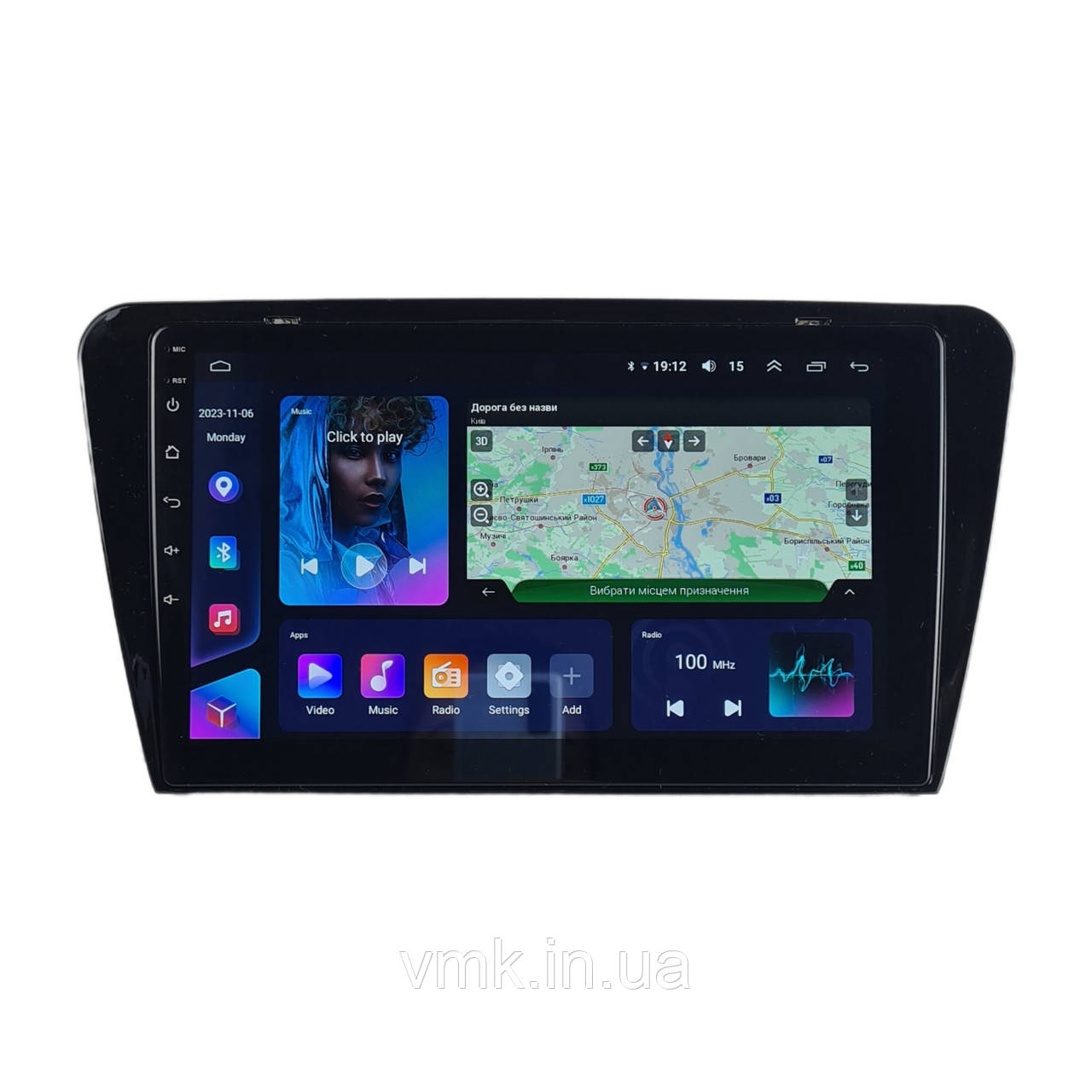 Андроїд Автомагнітола Skoda Octavia 2015-2019 ТОП платформа 7862 8 ядер 4G DSP CarPlay Android QLED