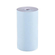 Термопапір без клейкої основи для Bluetooth принтера 1 шт Синій