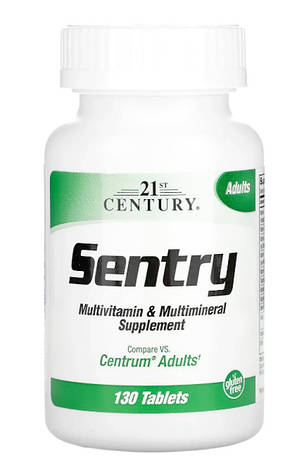 Мультивітаміни 21st Century Sentry 130 таб США, фото 1