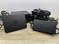 Док-станція Dell WD15 K17A USB Type-C 4K з БП 6.7А 130W чорний бв