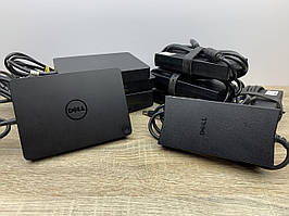 Док-станція Dell WD15 K17A USB Type-C 4K з БП 6.7А 130W чорна бв