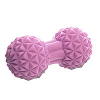 Мяч массажный кинезиологический двойной Duoball FHAVK FI-1477 Фиолетовый