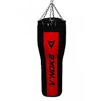 🔥 Мішок боксерський конусний 120 см 45-55 кг V'Noks Gel Red чорно-червоний