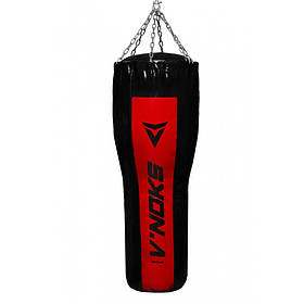 🔥 Боксерський мішок конусний V'Noks Gel Red 120 см 45-55 кг, червоний + ланцюга у подарунок!