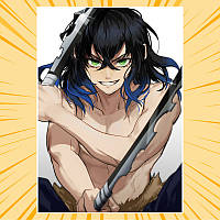 Плакат А4 Аніме Kimetsu no Yaiba 007