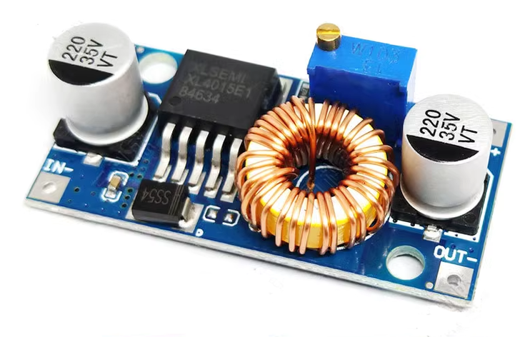 Понижуючий перетворювач XL4015 5А DC-DC 1.25-36V, фото 1