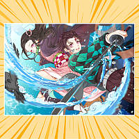 Плакат А4 Аніме Kimetsu no Yaiba 011