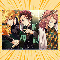 Плакат А4 Аніме Kimetsu no Yaiba 012