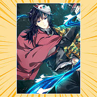 Плакат А3 Аніме Kimetsu no Yaiba 014