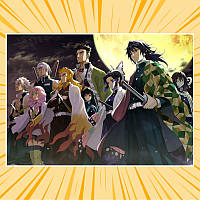 Плакат А4 Аніме Kimetsu no Yaiba 018