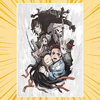 Плакат А4 Аніме Kimetsu no Yaiba 019