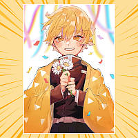 Плакат А4 Аніме Kimetsu no Yaiba 020