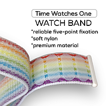 Нейлоновий Ремінець для Galaxy Watch Active Rainbow, фото 3