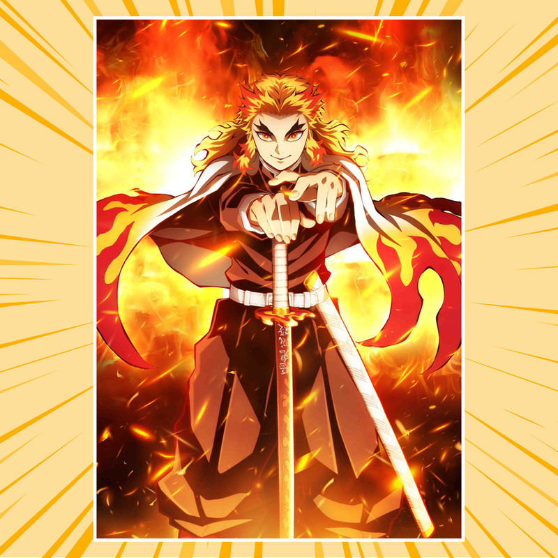 Плакат А4 Аніме Kimetsu no Yaiba 022