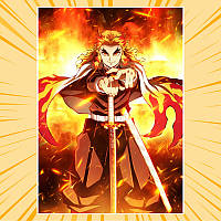 Плакат А4 Аніме Kimetsu no Yaiba 022