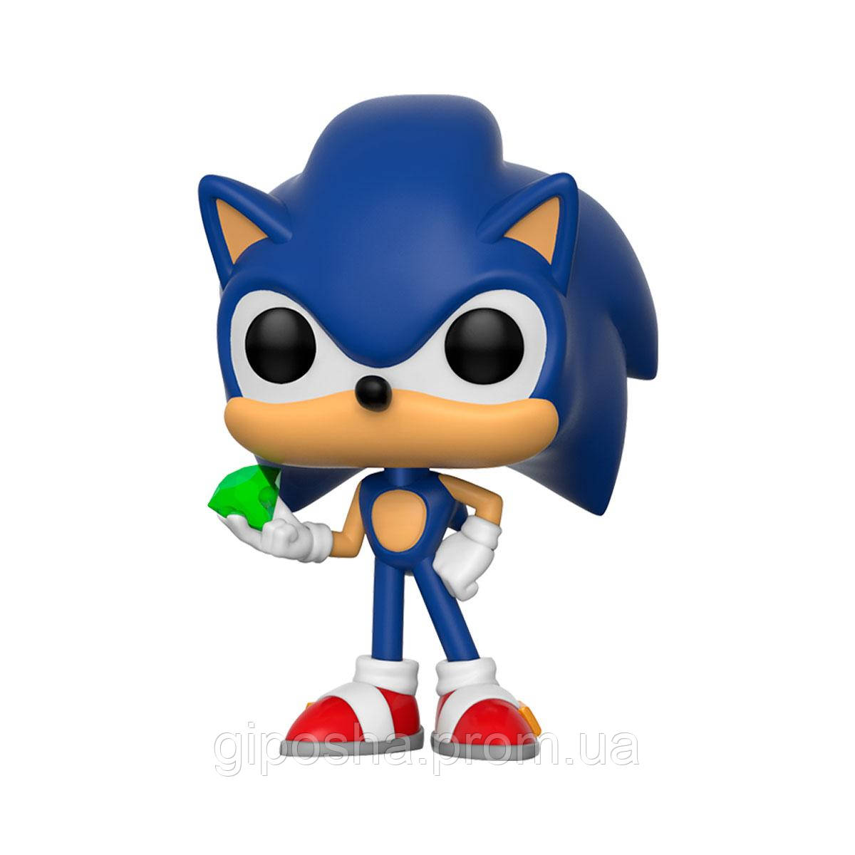 Ігрова фігурка Funko Pop серії Sonic Hedgehog Сонік зі смарагдом (20147)