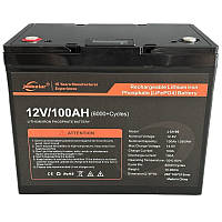 Аккумулятор LiFePo4 (литий железо фосфатный) Jsdsolar J12100 LiFePO4 12V (12,8V) - 100 Ah (1280Wh)