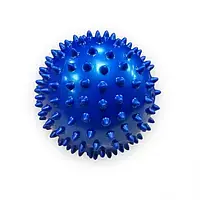 Мяч массажный шипованый массажер для стоп и всего тела диаметр 9 см резиновый мягкий
