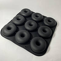 Силіконова форма Пончики Донат на 9 шт