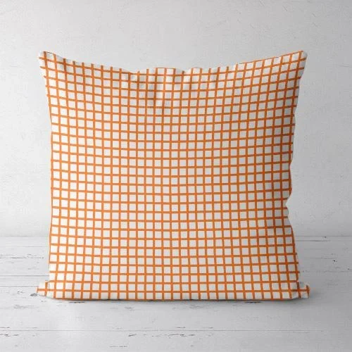Подушка декоративна Soft Руда клітка 45x45 см (45PST_23O002)