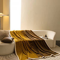 Плед двухсторонний египетский велюр ТМ Home Textile (200x230)