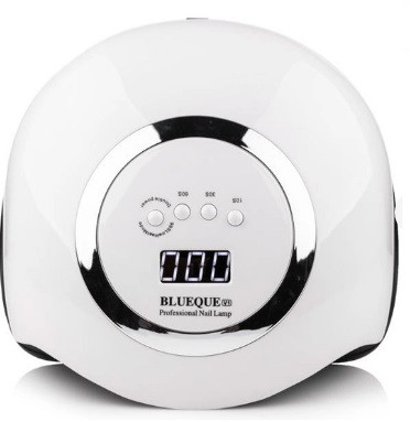 Лампа для манікюру SUN BQ-V1 Silver, 168 Вт манікюрна лампа дисплей, таймер, знімне дно
