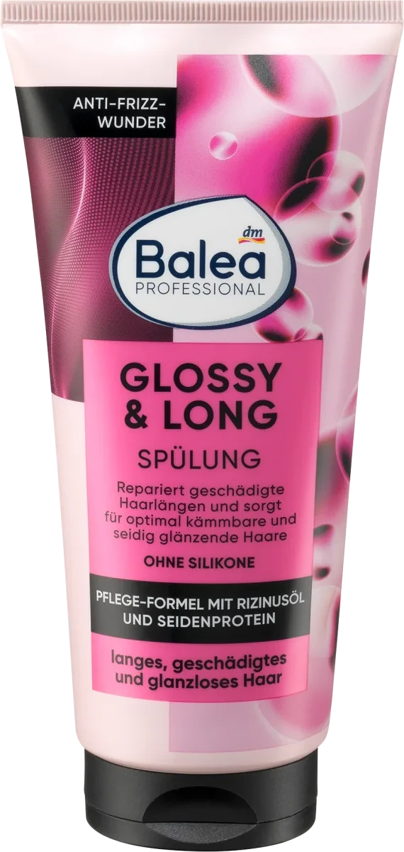 Бальзам - ополіскувач Balea Professional Glossy & Long, 200 мл