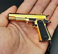 Сувенірний Пістолет Golden Eagle Desert Міні Пістолет M1911 Золотий (00715)