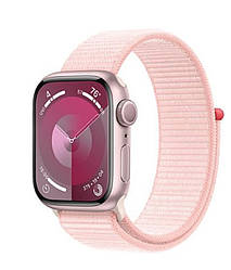 Apple Watch Series 9 GPS 41mm Pink Aluminium with Light Pink Sport Loop MR953