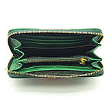 Гаманець шкіряний Silver Taurus 7082 з конюшиною чотирилистим., фото 2